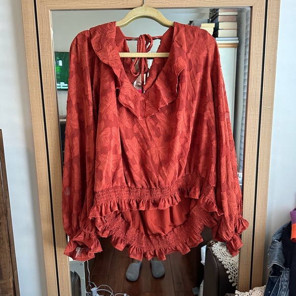 NWOT Anthropologie plus size blouse - Picture 1 of 5